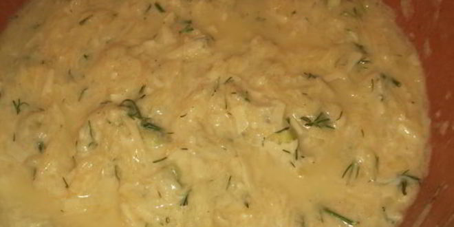 Рецепт оладьи из кабачка с сыром