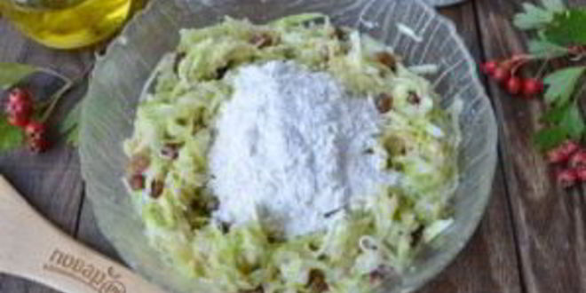 Рецепт оладьи из кабачков и яблок