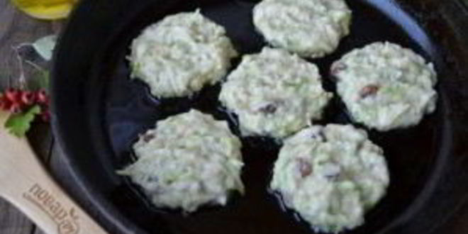 Рецепт оладьи из кабачков и яблок