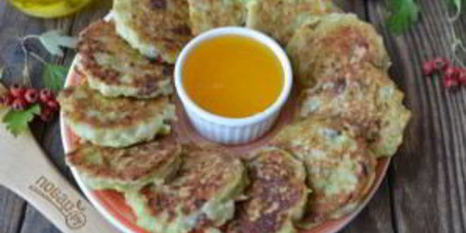 Рецепт оладьи из кабачков и яблок