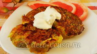 Рецепт Оладьи из кабачков с морковью