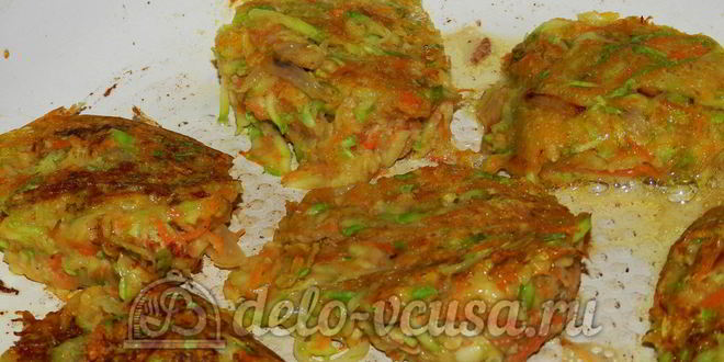Рецепт оладьи из кабачков с морковью