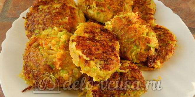 Рецепт оладьи из кабачков с морковью