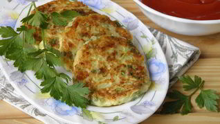 Рецепт Оладьи из кабачков с сыром