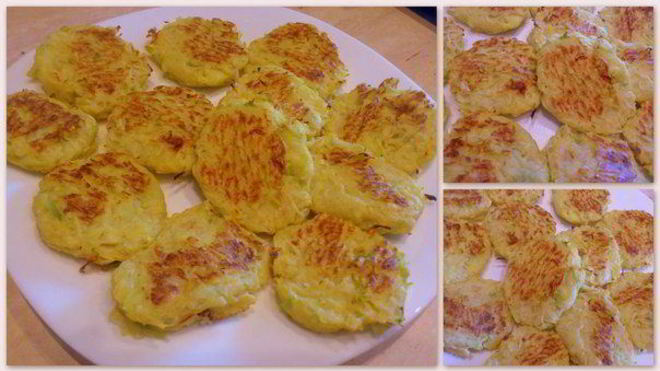 Рецепт Оладьи из кабачков, запеченные в духовке
