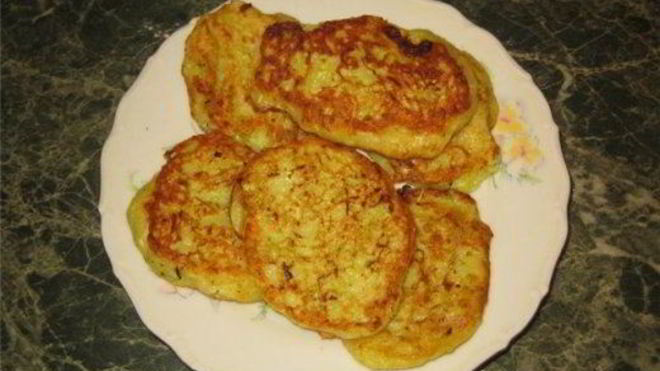 Рецепт Оладьи из кабачков