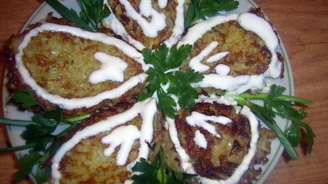 Рецепт Оладьи из картофельного пюре