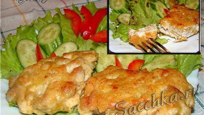 Рецепт Оладьи из куриной грудки