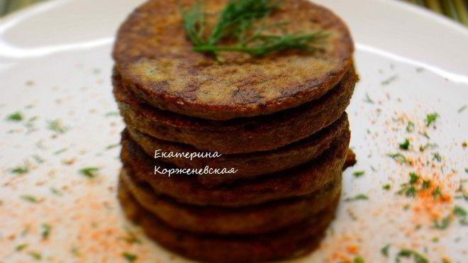 Рецепт Оладьи из куриной печени