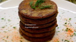 Рецепт Оладьи из куриной печени