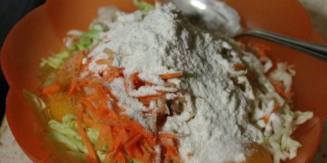 Рецепт оладьи из молодой капусты