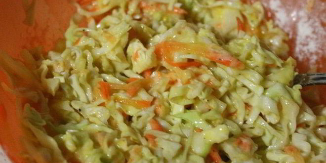 Рецепт оладьи из молодой капусты