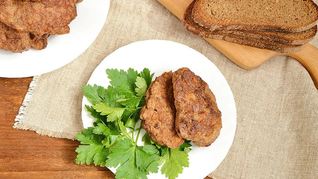 Рецепт Оладьи из печени свиной