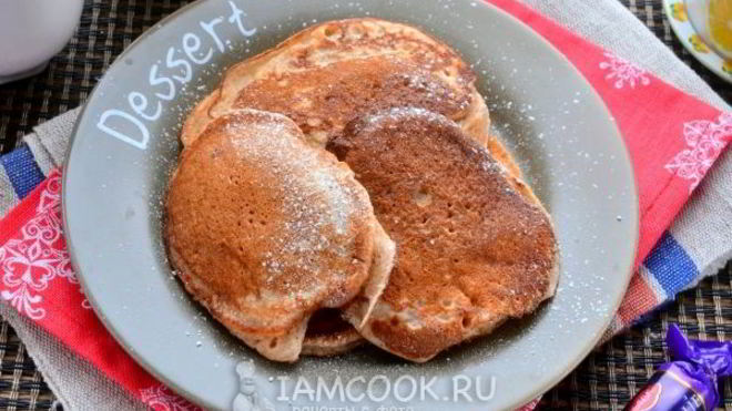 Рецепт Оладьи из цельнозерновой муки