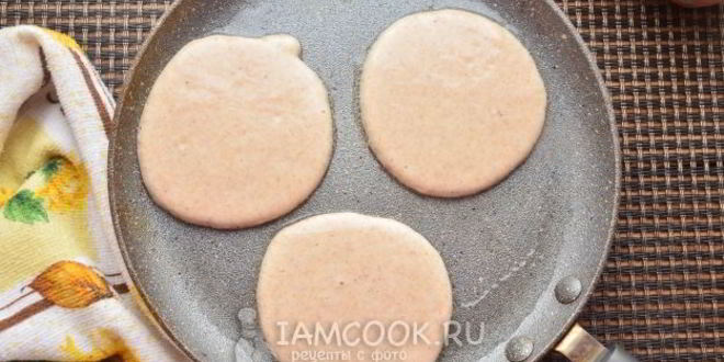 Рецепт оладьи из цельнозерновой муки