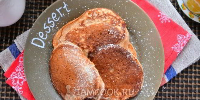 Рецепт оладьи из цельнозерновой муки