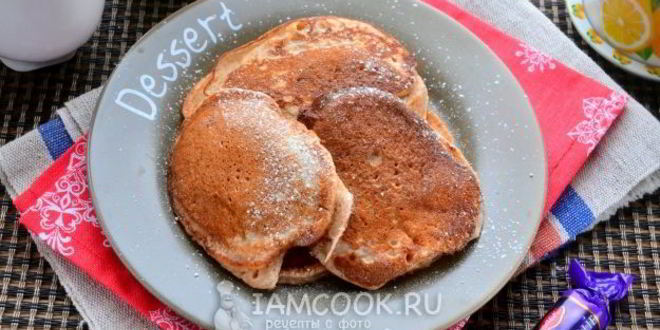 Рецепт оладьи из цельнозерновой муки