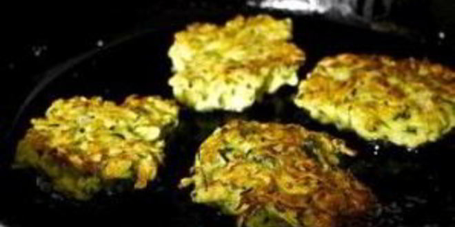 Рецепт оладьи из цуккини с лимоном