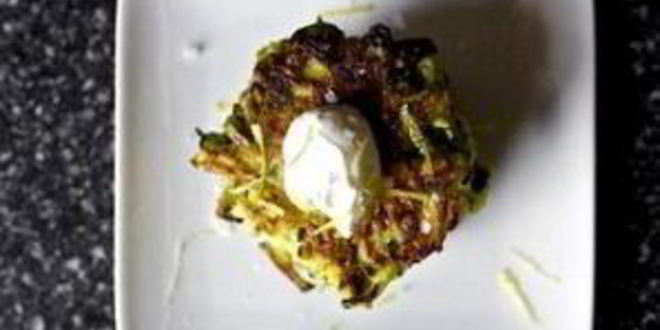 Рецепт оладьи из цуккини с лимоном