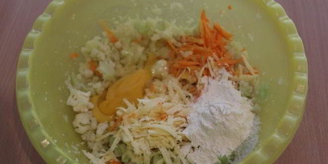 Рецепт оладьи из цветной капусты