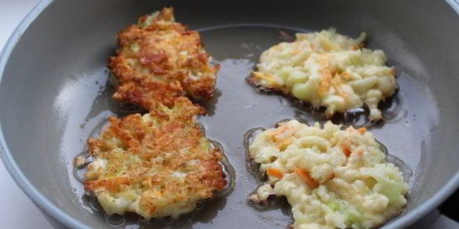 Рецепт оладьи из цветной капусты