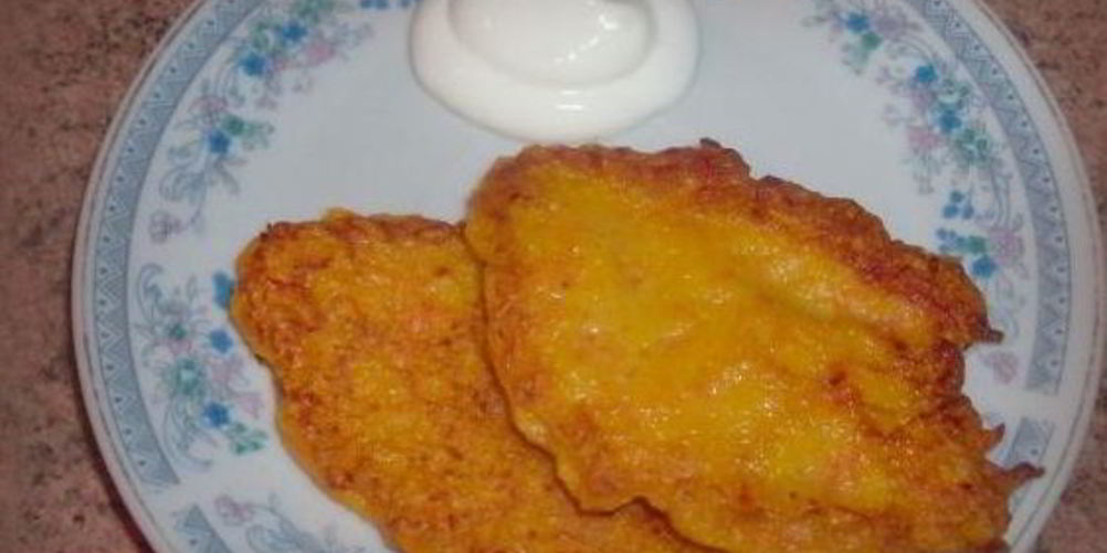 Как приготовить оладьи из тыквы и моркови