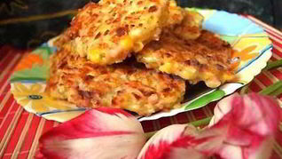 Рецепт Оладьи из тыквы с колбасой