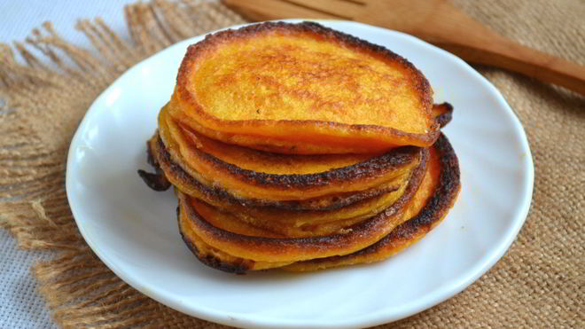 Рецепт Оладьи из тыквы в мультиварке