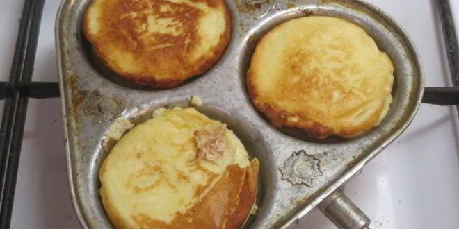 Рецепт оладьи картофельные с семгой