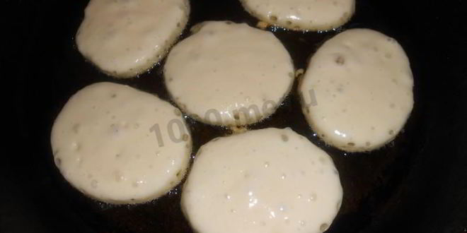 Рецепт оладьи на кефире без дрожжей пышные