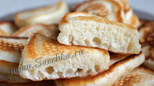 Рецепт Оладьи на кефире пышные