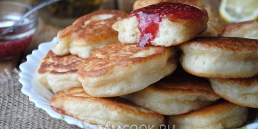 Рецепт оладьи с черной смородиной