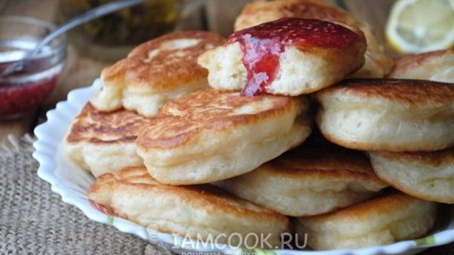 Рецепт Оладьи на молоке без яиц