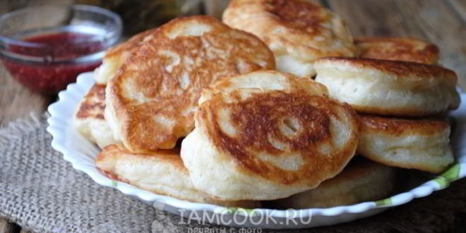 Рецепт оладьи на молоке без яиц