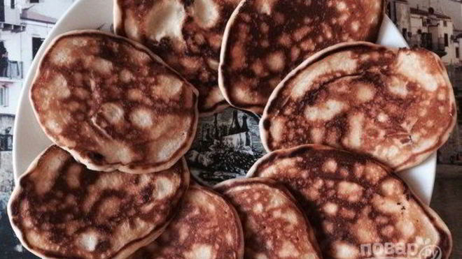 Рецепт Оладьи на сливках