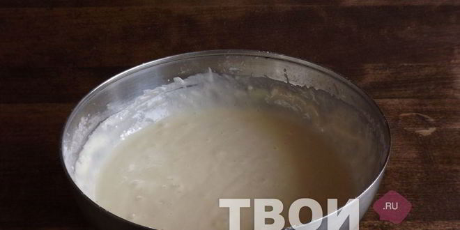 Рецепт оладьи на сыворотке с черникой