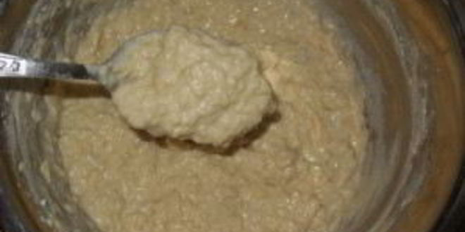 Рецепт оладьи на воде с яблоками