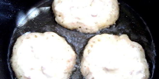 Рецепт оладьи с фаршем