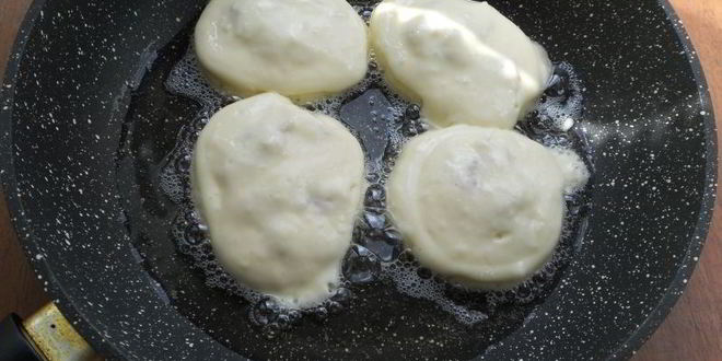 Рецепт оладьи с начинкой из куриного фарша