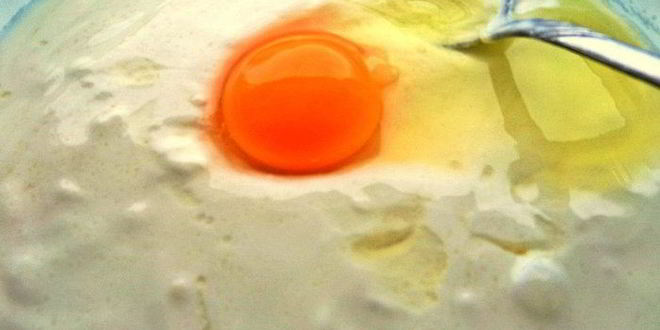 Рецепт оладий с шоколадно-ягодного добавкой