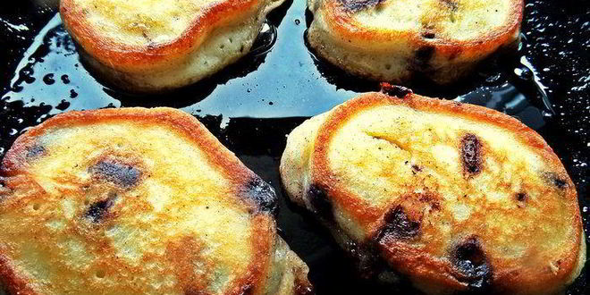 Рецепт оладий с шоколадно-ягодного добавкой