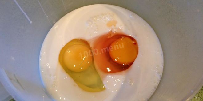 Рецепт оладьи с яблоками и бананами на кефире