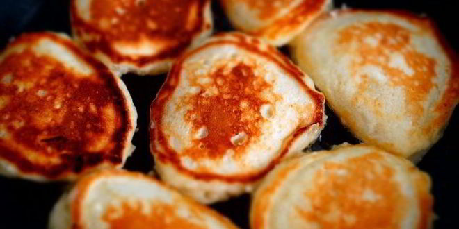 Рецепт оладьи с яблоками