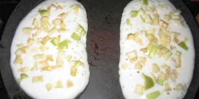 Рецепт оладьи с яйцом и зеленым луком