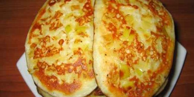 Рецепт оладьи с яйцом и зеленым луком