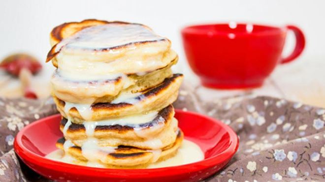 Рецепт Оладьи со сгущенкой