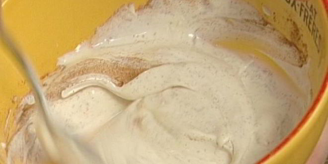 Рецепт оладьи со сметанным кремом