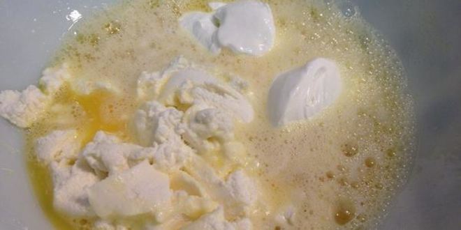 Рецепт оладьи яблочно-кабачковые с творогом