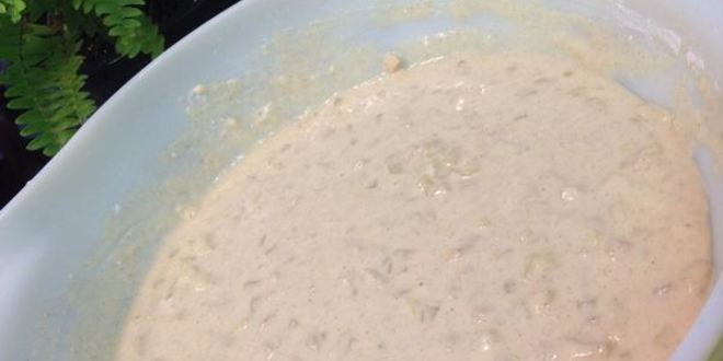 Рецепт оладьи яблочно-кабачковые с творогом