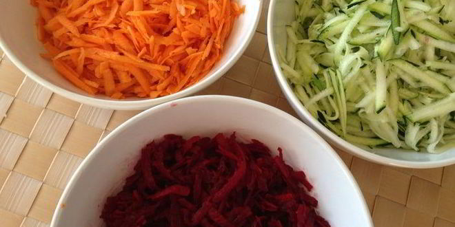 Рецепт овощные оладьи